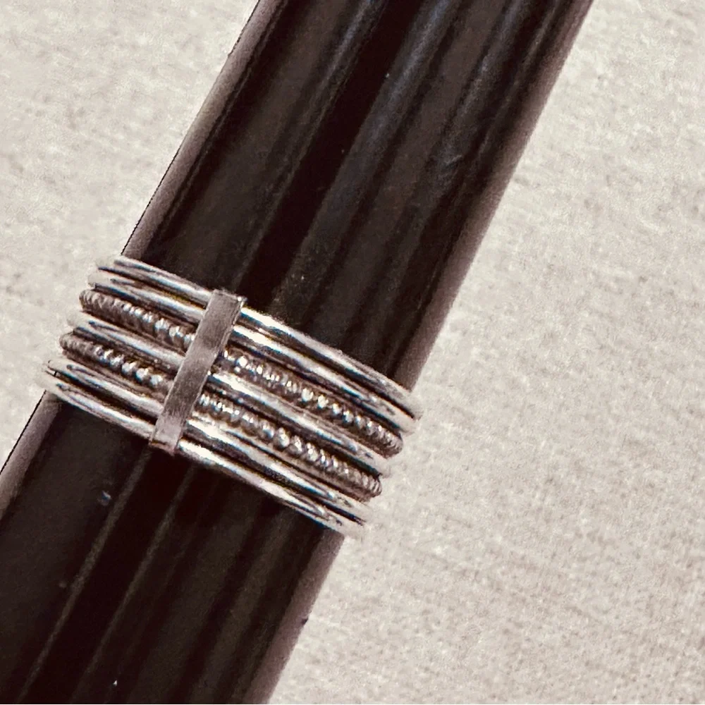 Vintage | Ring | Silver Stacked Bands